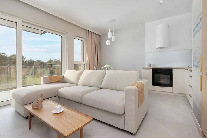 Apartament wakacyjny dla 6 osób, z balkon, Dla rodziny w Wyspa Sobieszewska