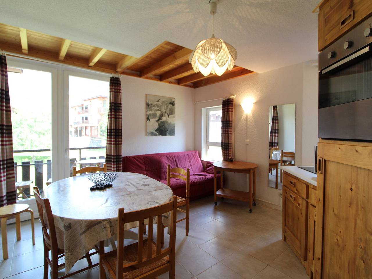 Apartamento entero, Apartamento en Val Cenis le Haut para 5 personas, cerca de pistas y tiendas in Lanslevillard, Región de Saint-Jean-de-Maurienne