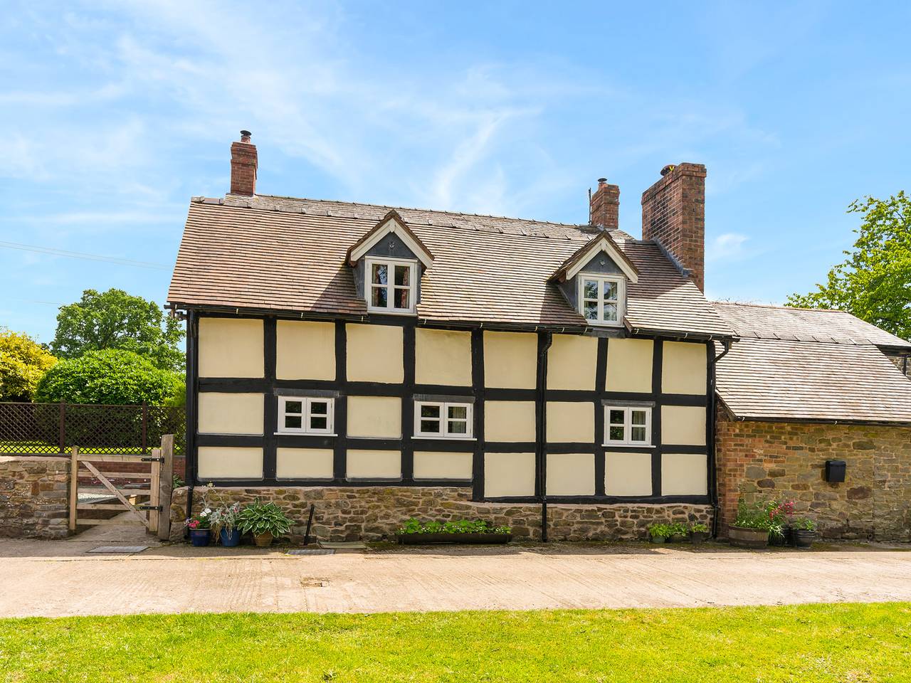 Stone House in Shropshire Hills