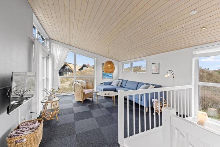 Ferienhaus mit Meerblick für 6 Personen, mit Balkon/Terrasse und Whirlpool in Vejers Strand - 2