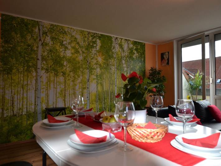 Ferienwohnung für 19 Personen, mit Garten