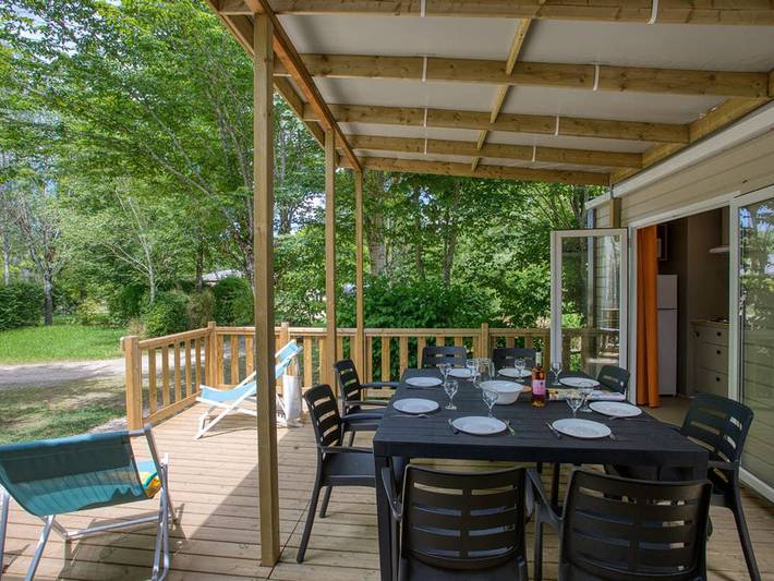 Mobil home pour 10 personnes, avec piscine, animaux acceptés à Groléjac - 3