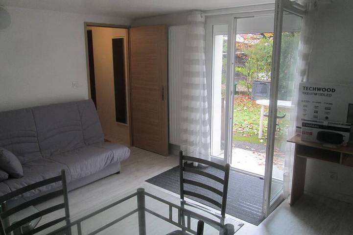 Appartement de vacances pour 3 personnes, avec jardin