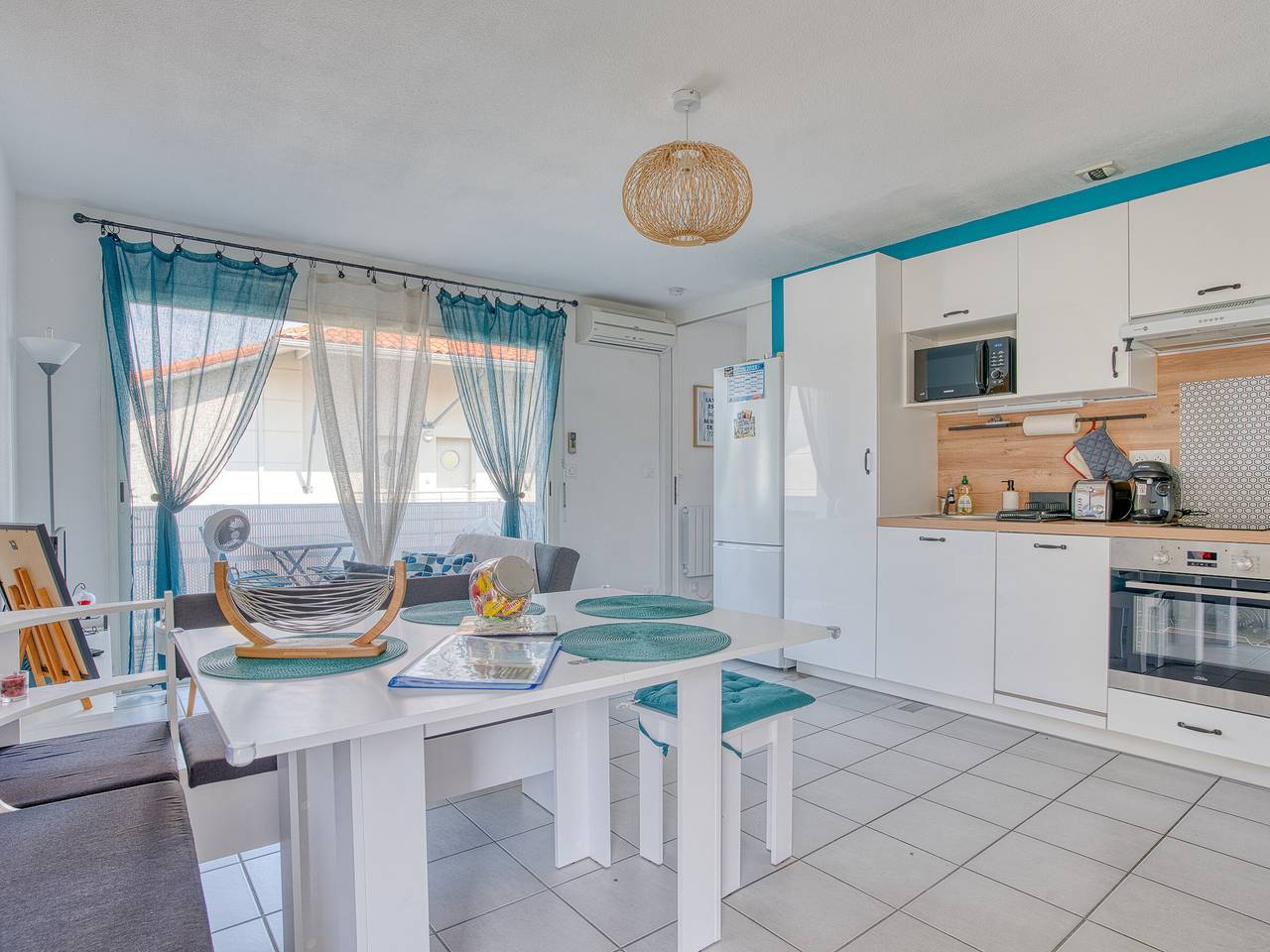 Appartement entier, Charmant T2 avec terrasse, climatisation et Wifi - Quartier résidentiel à Biscarrosse in Biscarrosse (bourg), Biscarrosse