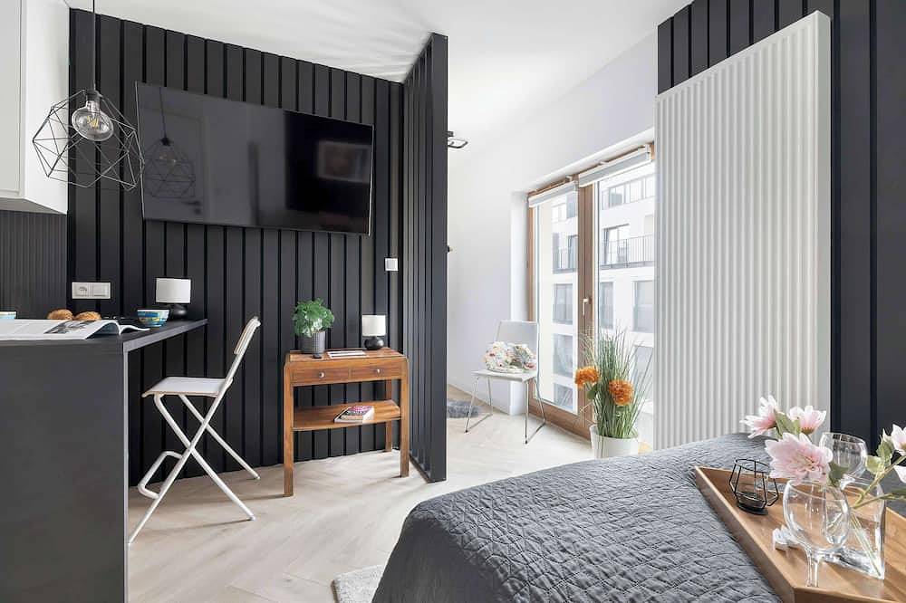 Ganze Wohnung, Schwarz-Graues Studio für 2 Personen | Zentrum von Lublin in Lublin, Lublin und Umgebung