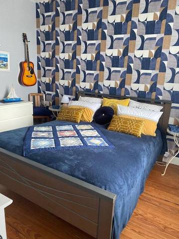 Chambre d’hôte pour 2 personnes, avec terrasse ainsi que vue et jardin à Royan