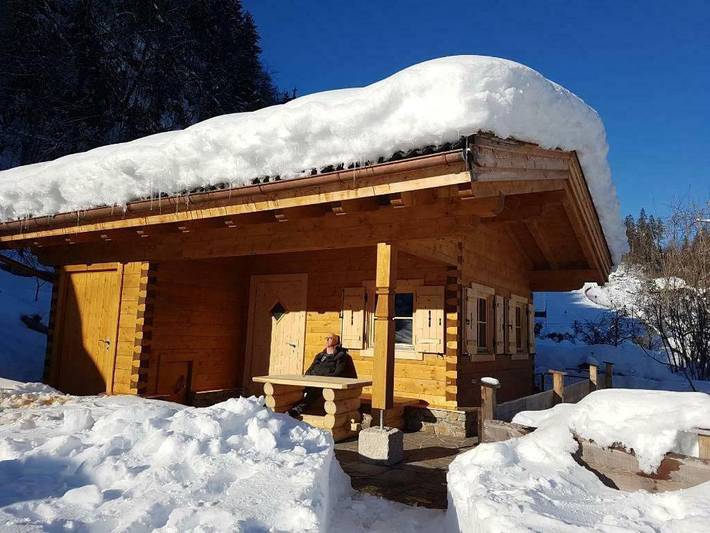 Chalet für 2 Personen, mit Terrasse und Garten sowie Ausblick in Lofer