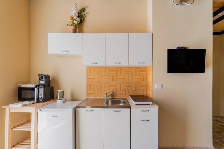 Apartamento entero, Apartamento 'Tittì' con Wi-Fi y aire acondicionado in Alezio, Golfo de Tarento