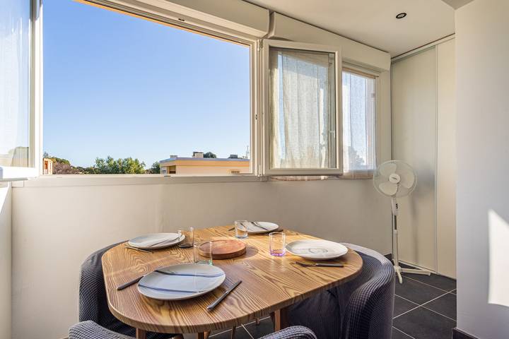 Ganze Wohnung, Ferienwohnung für 4 Personen mit Balkon in Bormes-les-Mimosas, Parc national Port-Cros