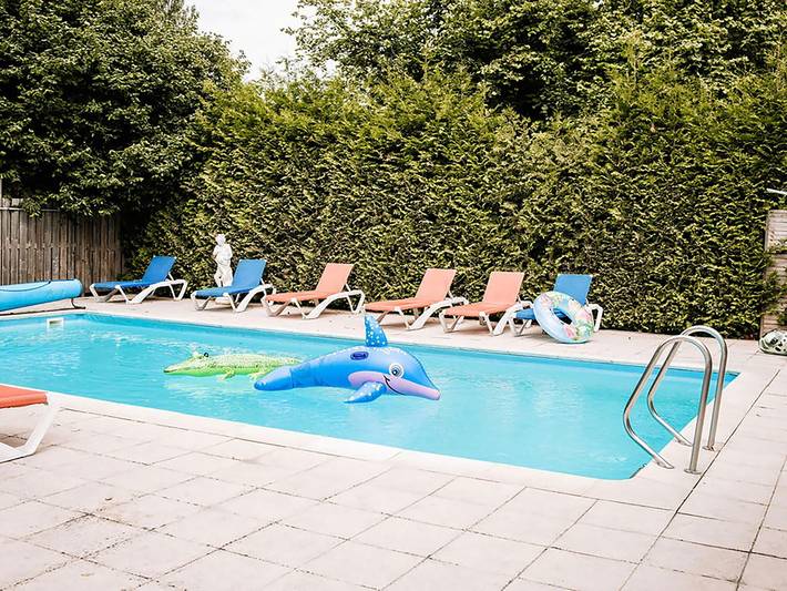 Vakantiehuis voor 6 personen, met zwembad en tuin in Friesland