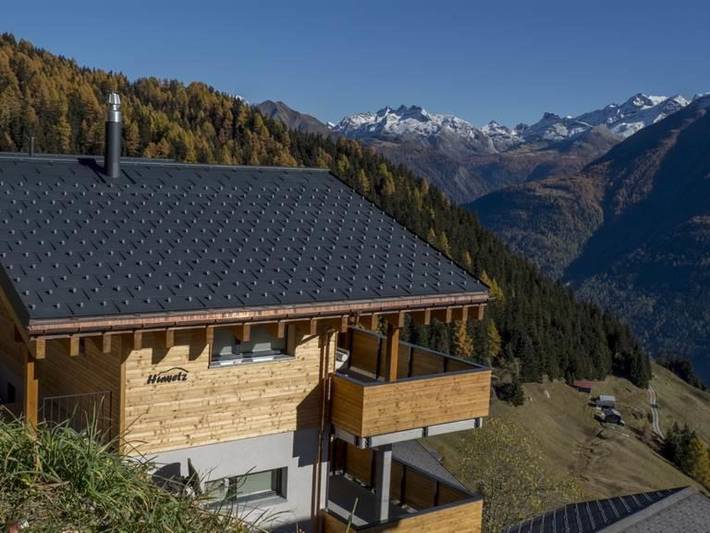 Hütte für 4 Personen, mit Ausblick in Bettmeralp