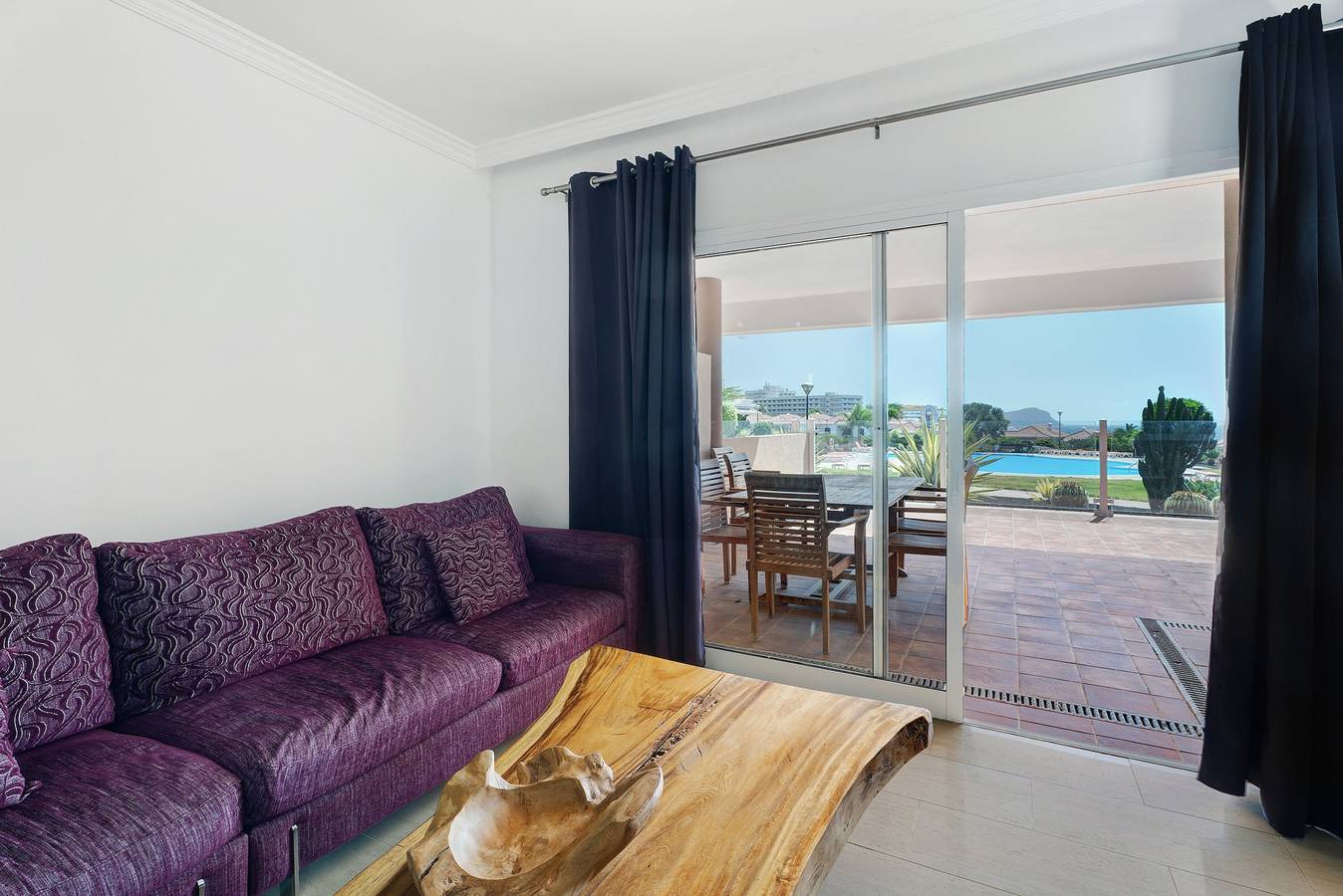 Ganze Wohnung, Ferienwohnung "Royal Marine Golf V" mit Meerblick, Gemeinschaftspool und Wlan in Las Adelfas, Amarilla Golf