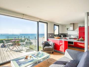 Location de vacances pour 6 personnes, avec jardin dans Plage Pors-Meur