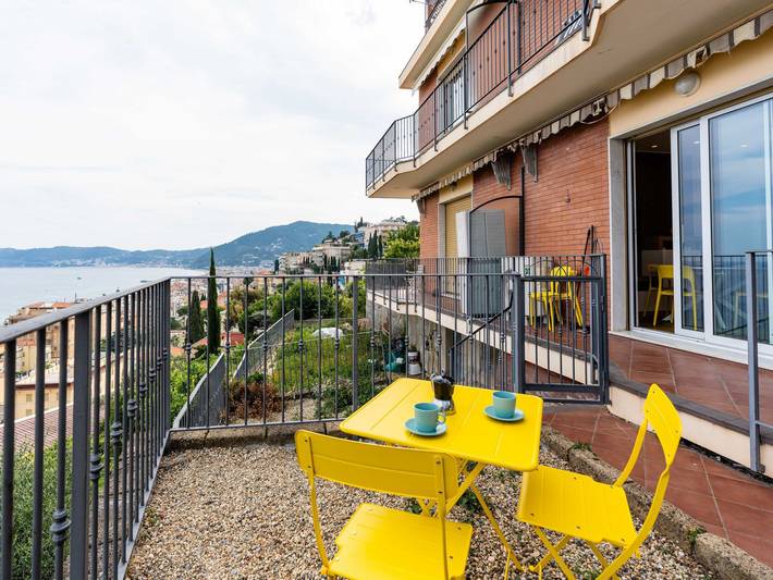 Ferienwohnung für 6 Personen, mit Balkon und Terrasse sowie Garten in Alassio - 4