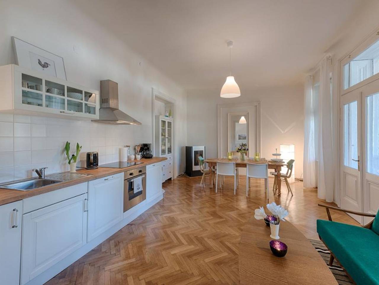 Ganze Wohnung, Ferienwohnungen Landhaus Blauer Spatz - Studio-Apartment Top 4 mit Raxblick in Reichenau an der Rax, Wiener Alpen