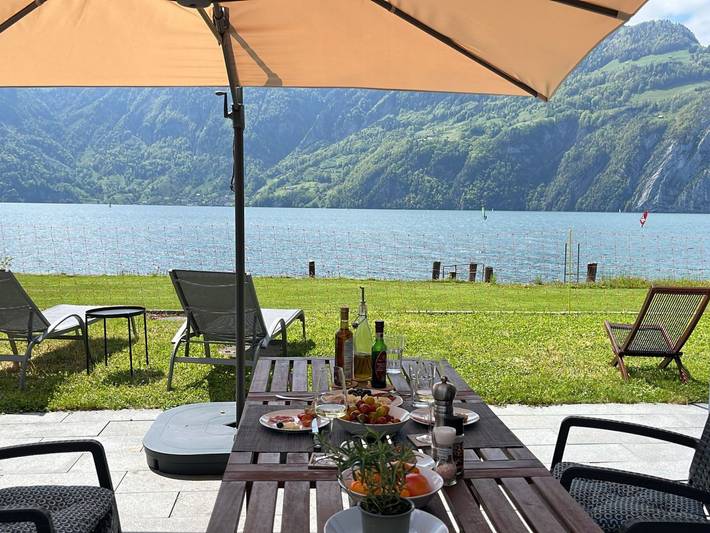 Ferienhaus für 4 Personen, mit Garten und Terrasse, mit Haustier am Vierwaldstättersee