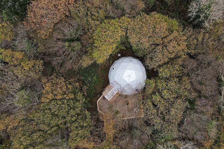 Cabane en bois pour 2 personnes, avec sauna ainsi que jacuzzi et jardin - 1