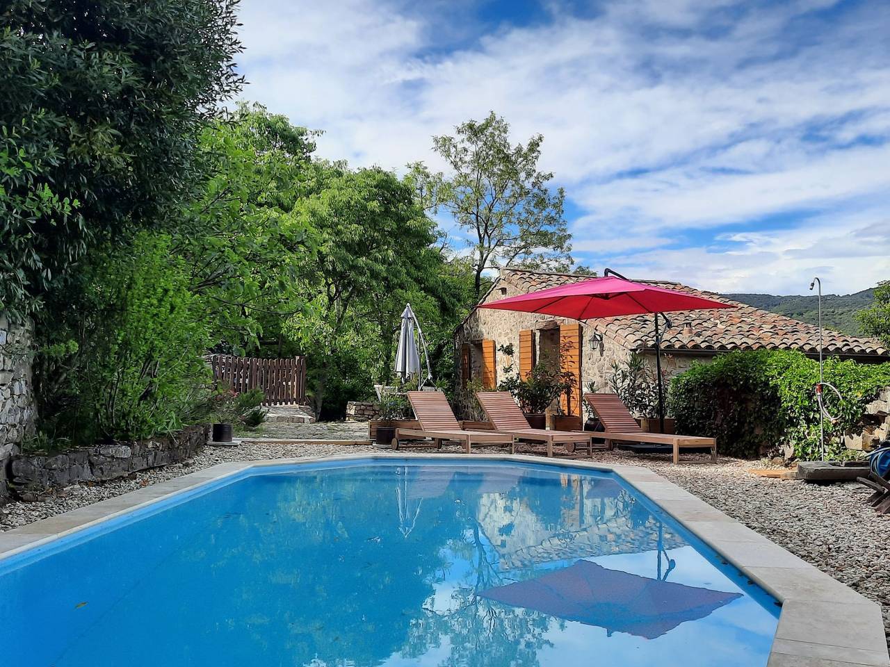 "Gîte La Calade" mit Pool in Cros, Parc national des Cévennes