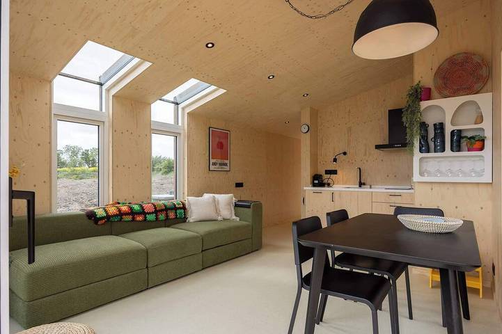 Blockhütte für 6 Personen, mit Pool