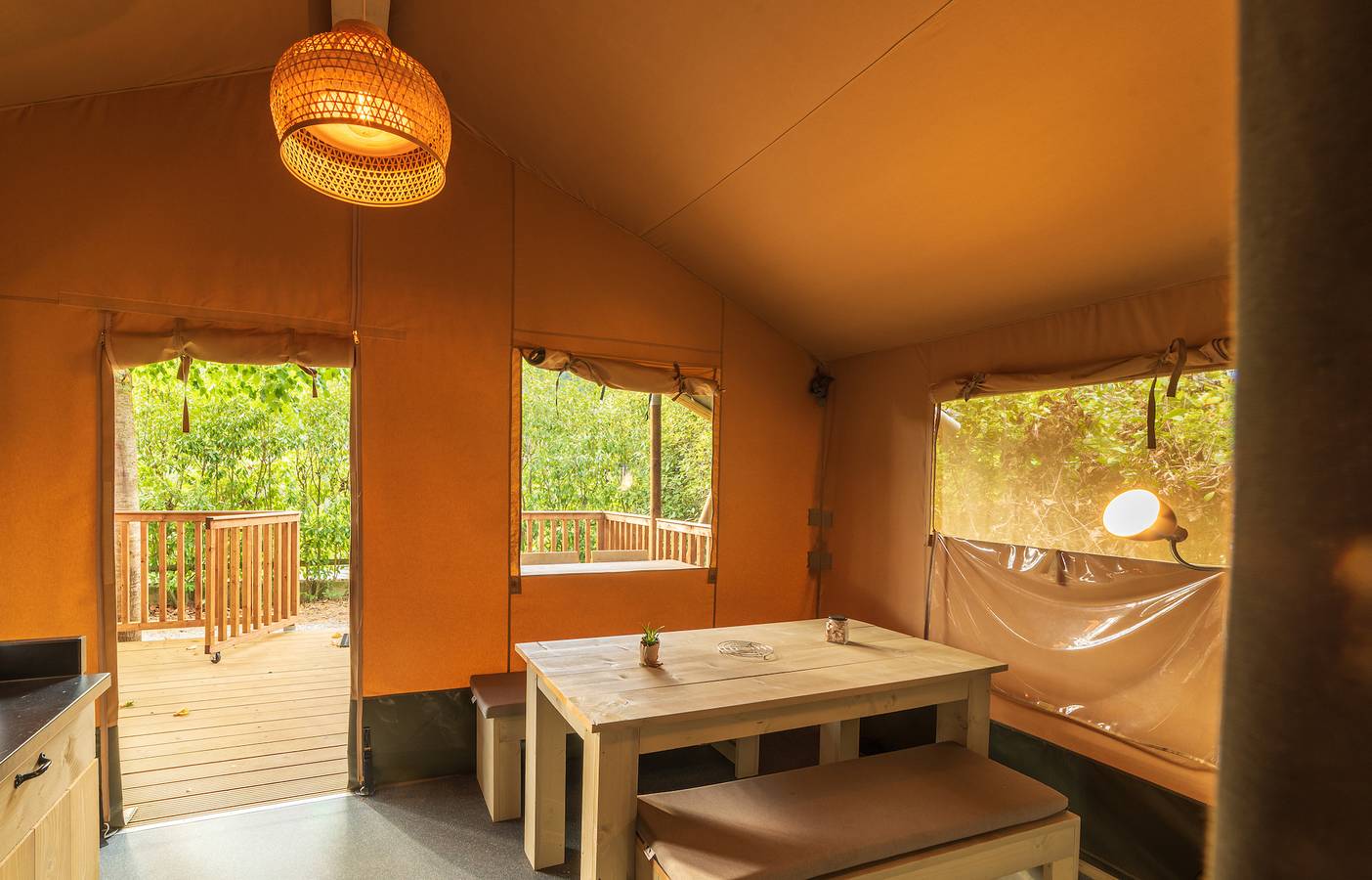 Camping Delle Rose — Safari Tent Serengeti in Isolabona, Ligurian Alps