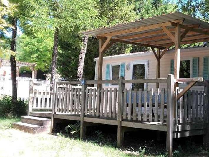 Mobil home pour 4 personnes, avec Terrasse et Bassin pour enfant à La Cassagne - 2