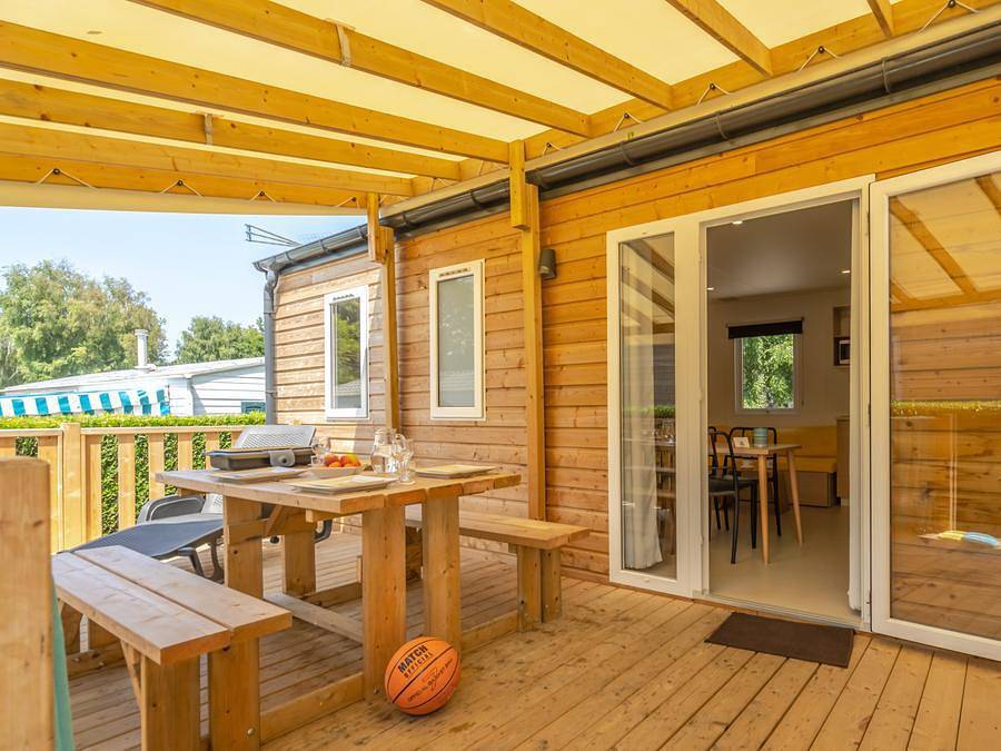 Camping Emeraude - Mobile home 6 persons - Comfort 3 bedrooms 2 bathrooms in Saint-Briac-sur-Mer, Saint-Malo region