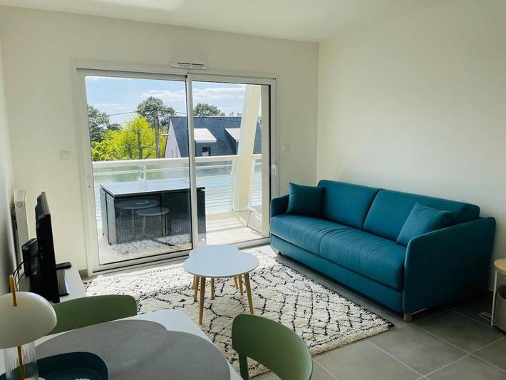 Gîte pour 4 personnes, avec balcon dans Gare De La Baule Les Pins