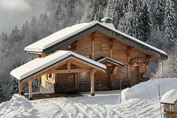 Maison de campagne pour 8 personnes, avec terrasse et jardin dans Col des Aravis