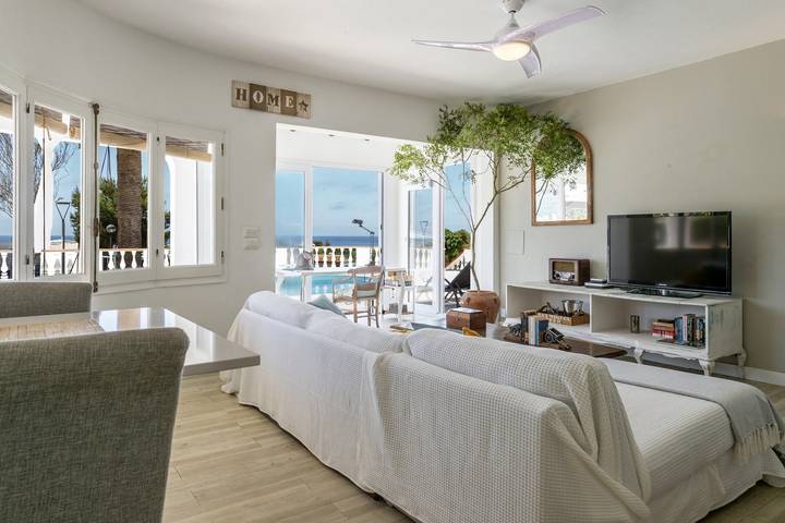 Entire holiday apartment, Villa German 114 located 5 minutes walk from the beach in Son Bou, Alaior Municipality