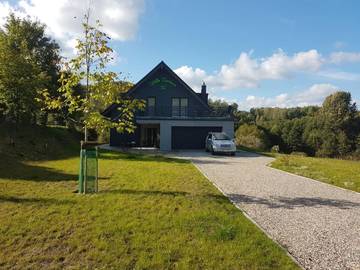 Maison d’hôte pour 3 personnes, avec vue ainsi que vue sur le lac et jardin en Pologne