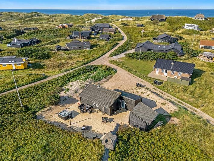 Ferienhaus für 6 Personen, mit Balkon/Terrasse und Whirlpool sowie Sauna am Ringkøbing Fjord