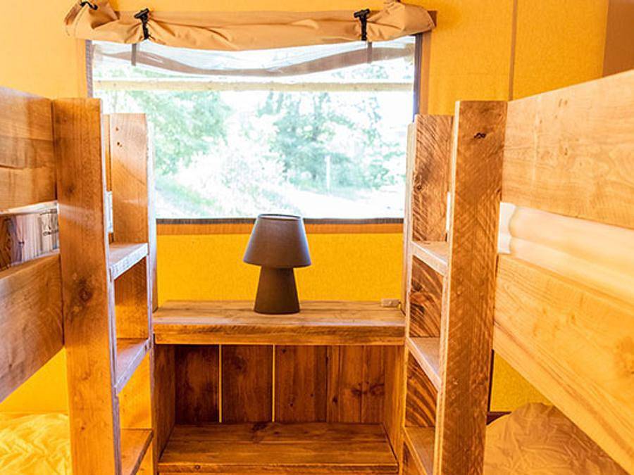 Camping Village Club L'Evasion  - Tent 6 persons - Safari without sanitary facilities in Puy-l'Évêque, Quercy