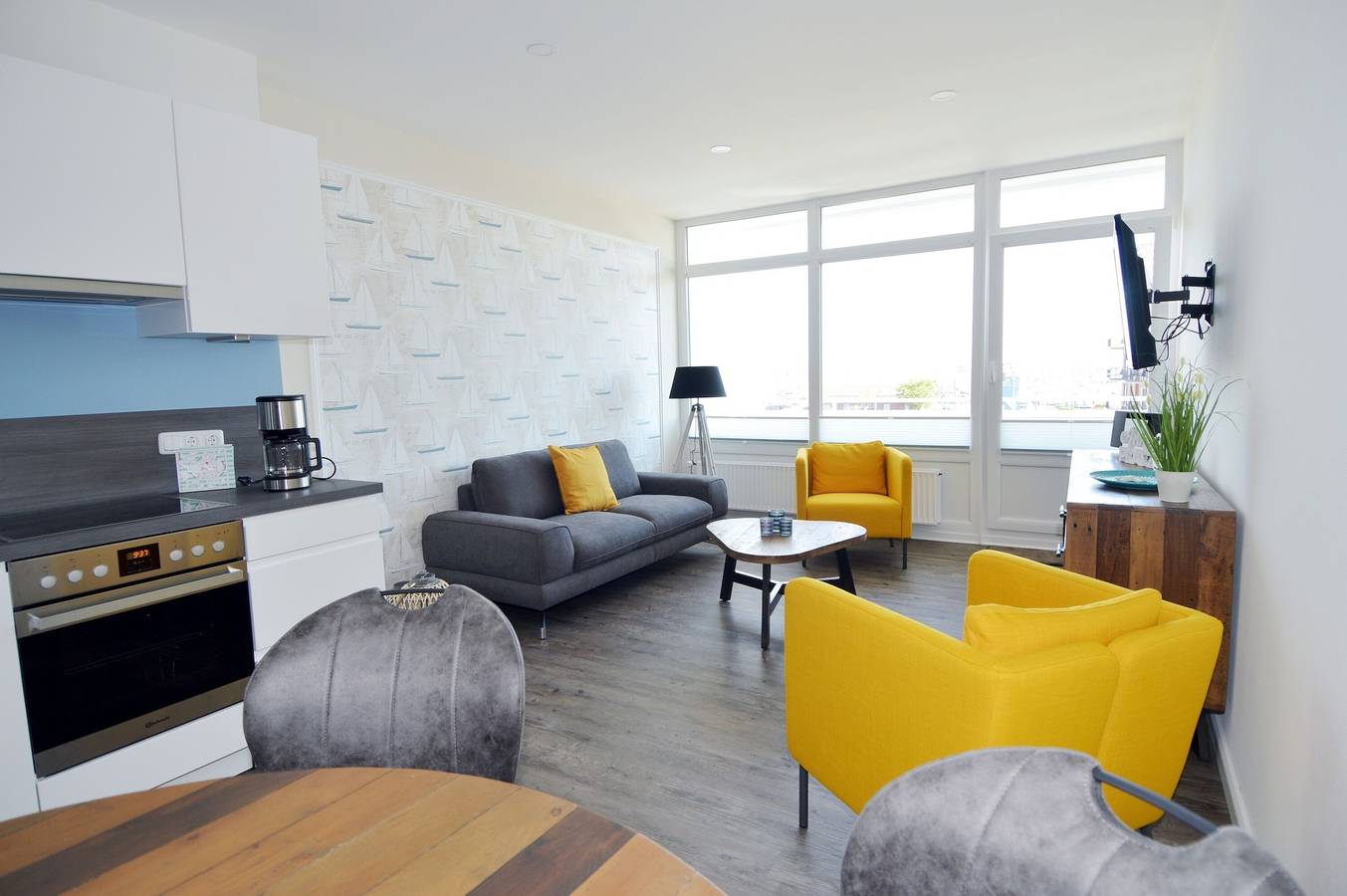 Ganze Ferienwohnung, Käppen Plambeck - Hafenkante in Heiligenhafen, Ostholstein