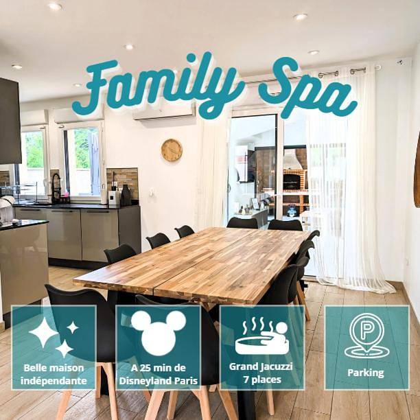 Location de vacances pour 10 personnes, avec Jacuzzi ainsi que Terrasse et Jardin à Fontenay-Trésigny