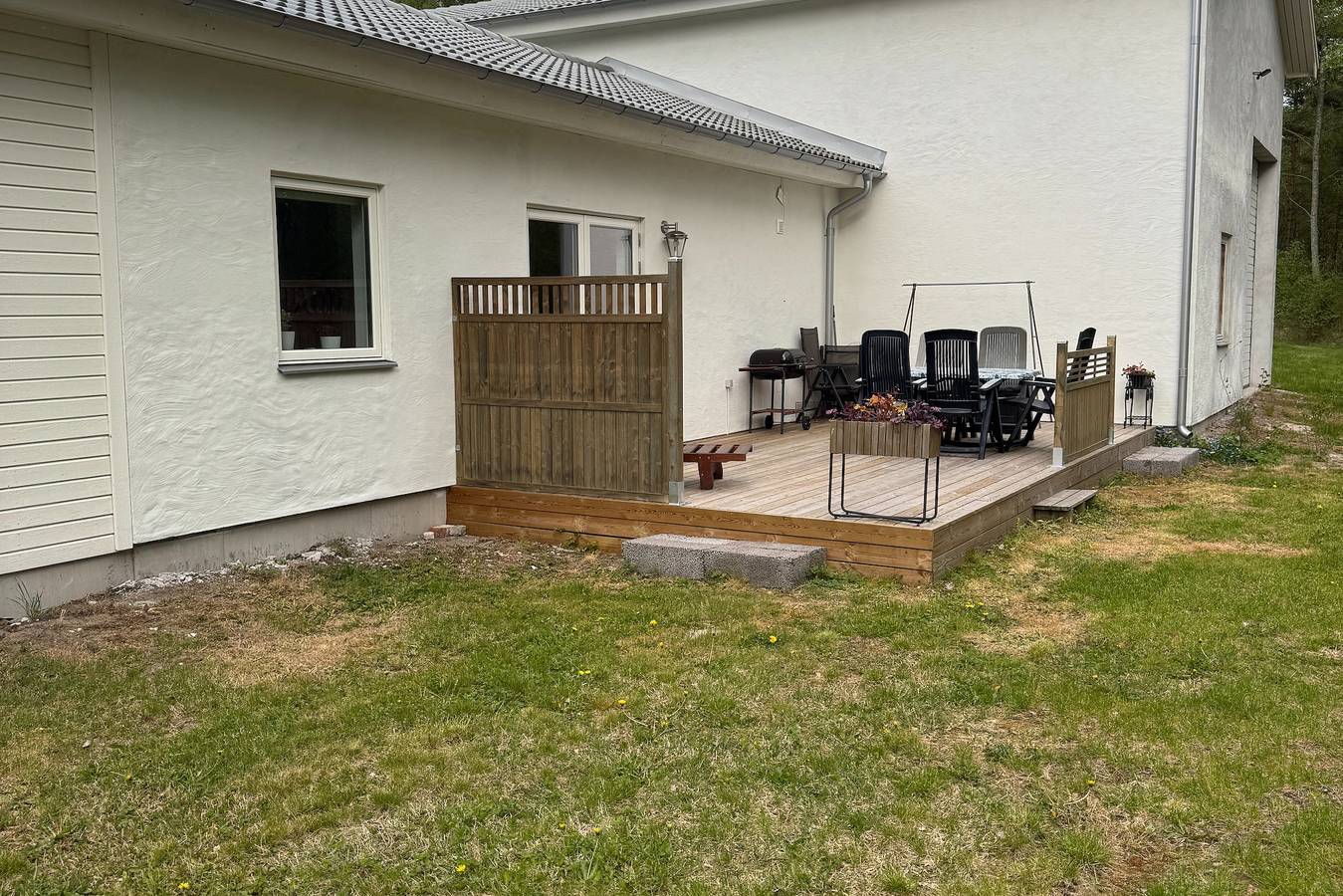 In the middle of the forest nearby Ahus in Swedish Baltic Sea