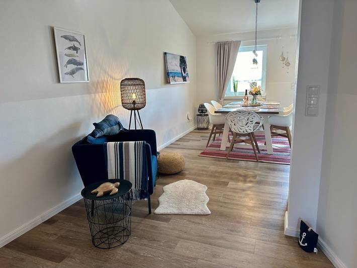 Ferienwohnung für 6 Personen, mit Balkon und Ausblick in Thiessow - 2