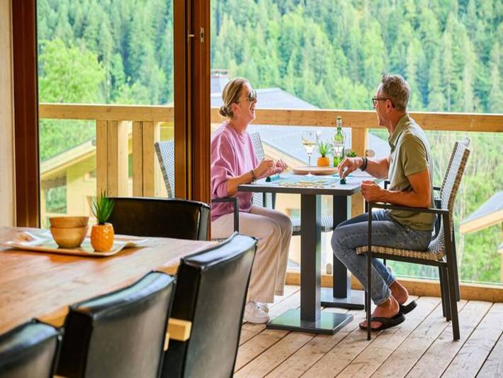Appartement de vacances pour 8 personnes, avec sauna et terrasse