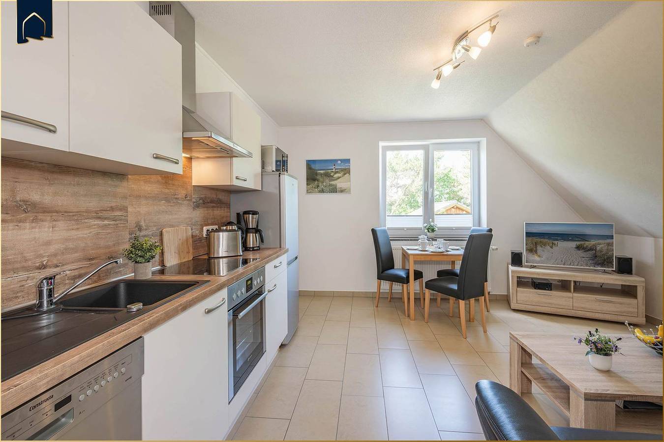 Apartamento entero, Apartamento de vacaciones para 3 personas con jardín in Koserow, Bernsteinbäder