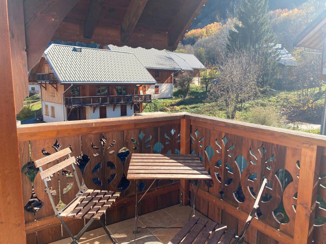 Ganze Wohnung, Apartment 'Le Miolans' mit Bergblick und Balkon in Saint-Colomban-des-Villards, Region Saint-Jean-de-Maurienne