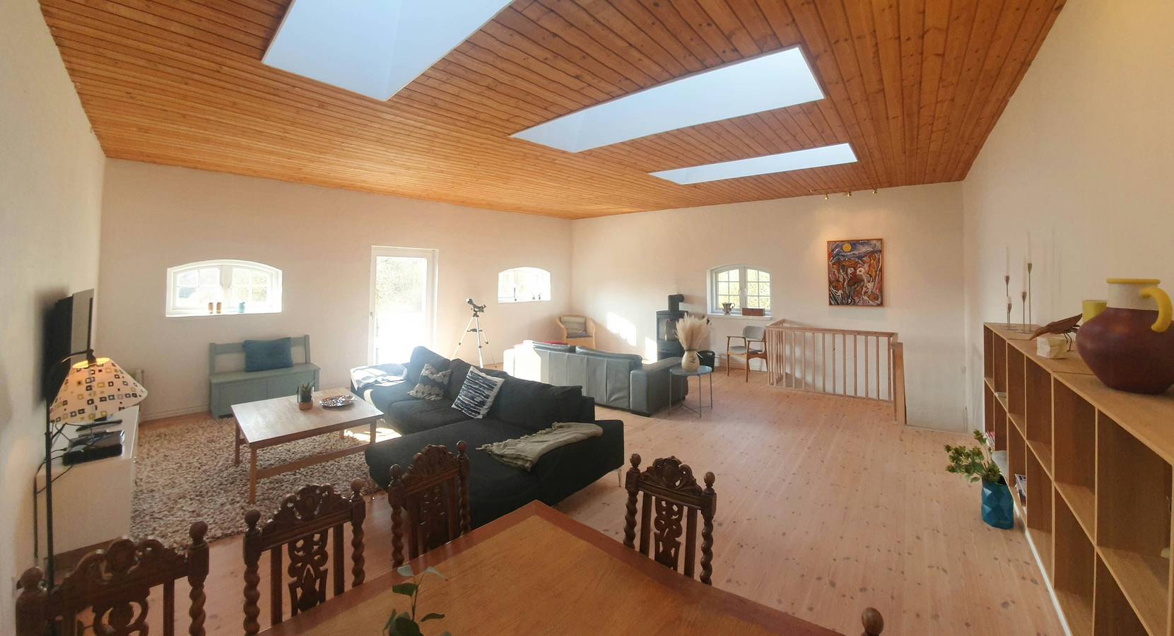 Umgewandeltes Torfwerk von 1950 mit eigenem Wald und See in Hadsund, Himmerland