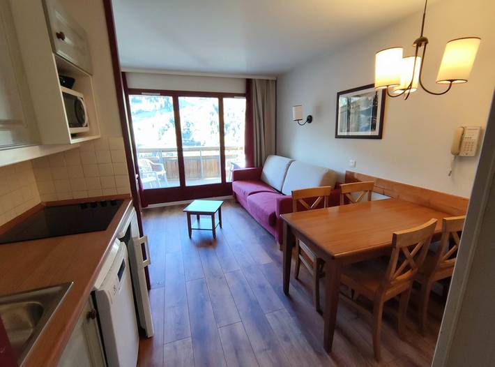 Gîte pour 4 personnes, avec balcon dans Isola 2000 - 2