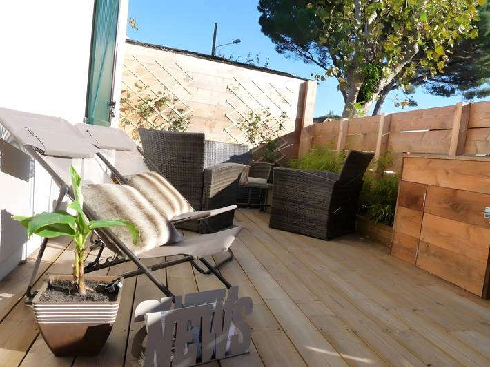 Maison Ô5 avec terrasse, 150m plage, 50m commerces in Cassy, Lanton