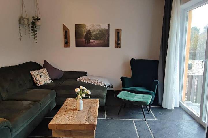 Ferienhaus für 4 Personen, mit Terrasse und Garten
