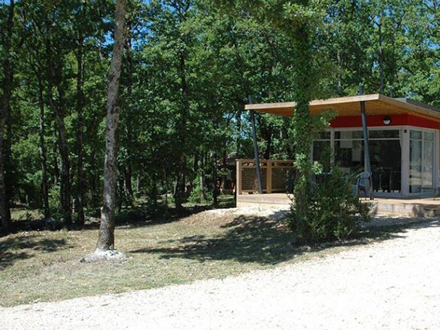 Camping La Truffière - Chalet 4 personnes - Chalet panoramic in Saint-Cirq-Lapopie, Massif central