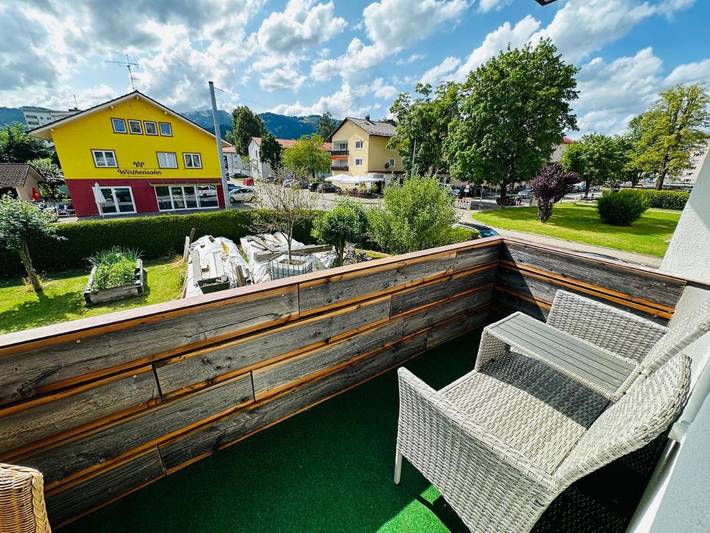 Ferienwohnung für 4 Personen, mit Balkon und Ausblick in Sonthofen