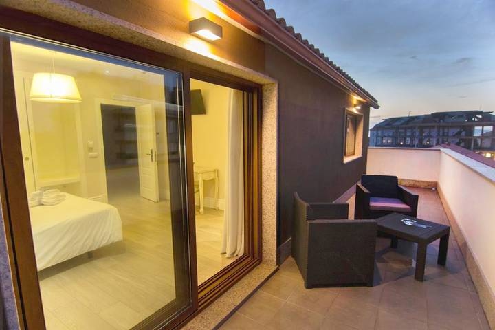 Hotel para 2 pessoas, com Terraço em Sanxenxo
