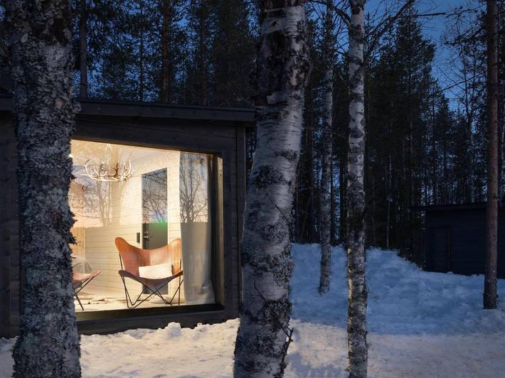 Parc de vacances pour 2 personnes, avec sauna ainsi que vue sur le lac et vue à Rovaniemi - 4