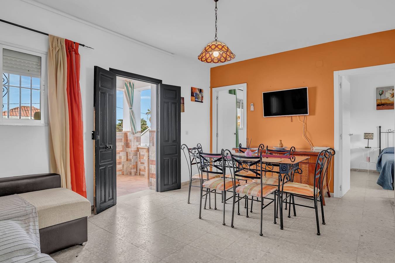 Casa de vacaciones 'Casa Rafael' con vistas al mar, Wi-Fi y aire acondicionado in Playa El Palmar, Vejer de la Frontera
