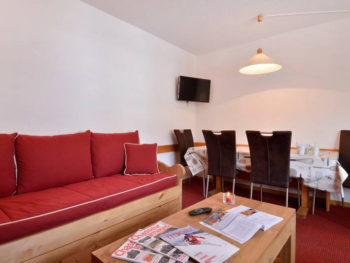 Gîte pour 5 personnes, avec piscine et balcon, animaux acceptés dans Plagne Bellecote - 4