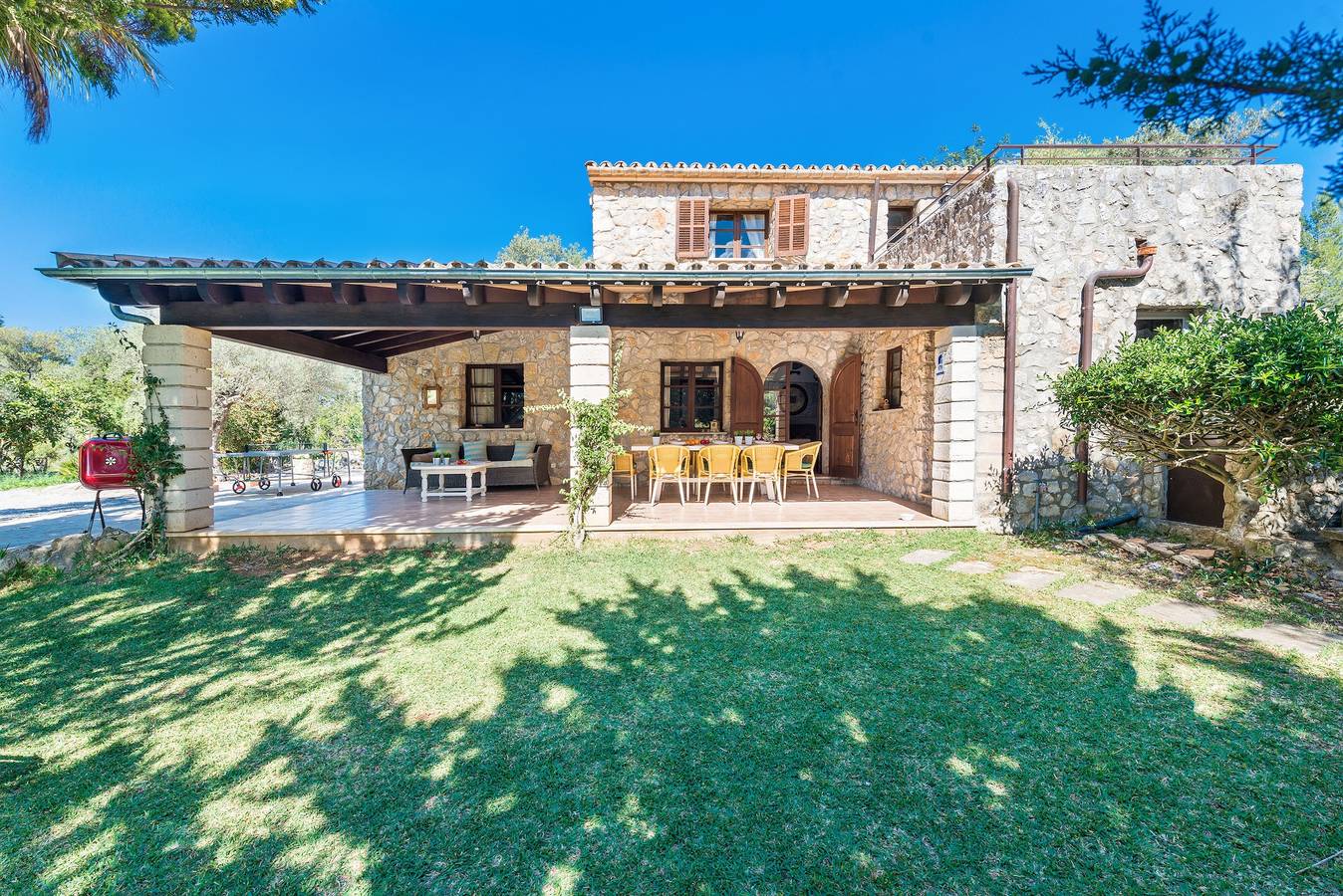 Finca in idyllischer Lage mit Terrasse, Pool und Wlan in Vall de Colonya, Pollença